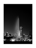 Chicagos Buckingham Fountain, Black & White, Port Photographic Print by Steve Gadomski