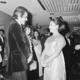 Omar Sharif with Princess Margeret at the Premier of Mackennas Gold, April 1969 Photographic Print