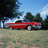 1957 Pontiac Bonneville convertible coupe Lámina fotográfica