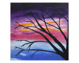 Ghost Tree At Dusk Photographie par M B