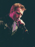 Ronan Keating Lead Singer of Irish Boyzone, at Omagh Lesure Centre, Northern Ireland, January 1999 Photographie