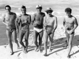 Spandau Ballet in the Bahama's Recording Their New Album, November 1982 Lámina fotográfica