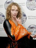 Justin Hawkins Lead Singer with the Darkness, Mercury Music Awards 2003 Fotografiskt tryck