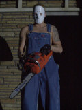 Eminem Rap Star in Concert at the London Arena, Wearing a Mask and Holding a Chainsaw, February 200 Lámina fotográfica Eminem Rap Star in Concert at the London Arena, Wearing a Mask and Holding a Chainsaw, February 200 Lámina fotográfica