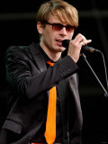 Franz Ferdinand on the Main Stage T in the Park at Balado, July 2004 Lámina fotográfica