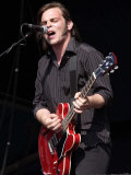 Supergrass Pop Singer Gaz Coombes Onstage at T in the Park, July 2003 Photographic Print