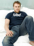 Daniel Bedingfield in His Room at the Grosvenor House Hotel Lámina fotográfica