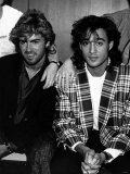 Andrew Ridgeley and George Michael of Wham, 1985 Photographie