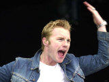 Singer Ronan Keating Performing at the Party in the Park Concert 2000 in Londons Hyde Park Lámina fotográfica