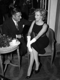 Marilyn Monroe with Laurence Olivier, July 1956 Lámina fotográfica