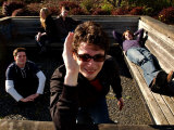 New Glasgow Band Dogs Die in Hot Cars, in Glasgow Today Lámina fotográfica