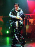 Pop Star Peter Andre on Stage at Concert Hall in Glasgow Last Night Photographic Print