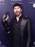The Ivor Novello Music Awards, the Edge from U2 is Best Song Musically and Lyrically, May 2002 Lámina fotográfica