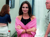 Andrea Corr from the Corrs Pop Group at the Radio One Day in Irvine, July 2000 Fotografie-Druck