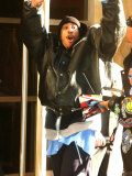 Rapper Ludacris Leaves His Hotel to Go to the MTV Europe Music Awards Edinburgh, November 2003 Fotografie-Druck