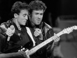 Andrew Ridgeley and George Michael of Wham, 1986 Photographie