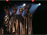 Take That Perform Their Live Concert in Costume Fotografie-Druck