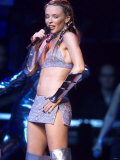 Kylie Minogue Starts Her UK Tour off in Cardiff, April 2002 Photographic Print