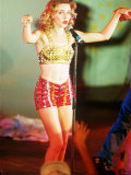 Kylie Minogue Actress & Singer at Her First British Pop Concert at Hammersmith Palais, October 1989 Fotografie-Druck