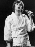 Peter Gabriel During a Solo Concert in Paris Where He Sang to Audience of 200,000, Sept 1977 Fotografická reprodukce