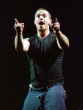 Robbie Williams in Concert at Wembley Arena, February 1998 Photographie