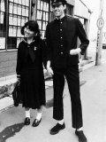 Boomtown Rats in Tokyo Japan Bob Geldof Wearing a Japanese School Uniform Photographie