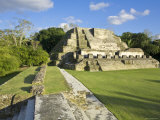 Belize, Altun Ha, Temple of the Masonary Alters Photographic Print by Jane Sweeney