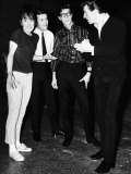 The Shadows with Actress Una Stubbs Fotografisk tryk