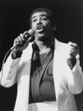 Singer Ben E King at London Palladium, March 1987 Photographie