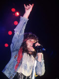 Jon Bon Jovi Performing with Band at Hammersmith Odeon in 1986 Photographie