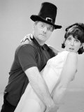 Dick Emery and Una Stubbs Seen Here Rehearsing for the Dick Emery Show, July 1963 Photographic Print