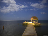 Pier, Caye Caulker, Belize Photographic Print by Russell Young