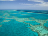 Australia, Queensland, Whitsunday Coast, Great Barrier Reef, Aerial View Photographic Print by Walter Bibikow