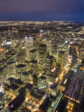 Downtown Toronto from CN Tower Skypod Observation Deck, Toronto, Ontario, Canada Photographic Print by Michele Falzone