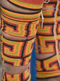 Panama, Comarca de Kuna Yala, San Blas Islands, Isla Tigre, Bead Anklets Photographic Print by Jane Sweeney