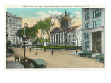 Binghamton, New York - Exterior View of Court House Posters