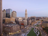 Atlantic Avenue and Customs House, Boston, Massachusetts, USA Photographic Print by John Coletti