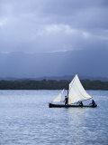 Panama, Comarca de Kuna Yala, San Blas Islands, Isla Tigre, Sailing Boat Photographic Print by Jane Sweeney
