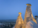 Fairy Chimneys Known as 'The Three Beauties', Near Goreme, Cappadocia, Turkey Photographic Print by Gavin Hellier