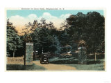 Binghamton, New York - Ross Park Entrance View Posters