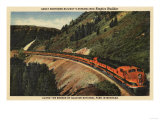 Glacier National Park, Montana - Empire Builder Train Posters