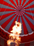 Hot Air Balloon Being Inflated For Take-Off, Near Goreme, Cappadocia, Anatolia, Turkey Photographic Print by Gavin Hellier