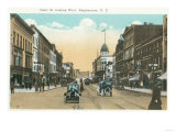 Binghamton, New York - Western View of Court Street Posters