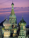 St. Basil's Cathedral, Red Square, Moscow, Russia Photographie par Peter Adams