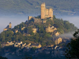 Najac Village and Casle, Aveyron, Midi-Pyrenees, France Photographie par Peter Adams