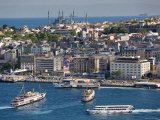 Bosphorus and Sultanahmet from the Galata Tower, Istanbul, Turkey Photographic Print by Gavin Hellier