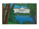 Buffalo, New York - Delaware Park Historical Bldg and Lake View Posters