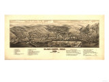 Colorado - Panoramic Map of Black Hawk Prints