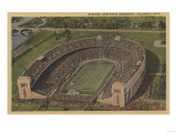 Columbus, Ohio - Ohio State University Stadium from Air Posters