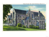 Ithaca, New York - Exterior View of the Willard Straight Hall, Cornell University Posters